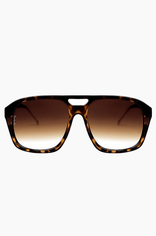 OTRA Eyewear - REINA Brown Tortoise W/ Brown Fade Lense
