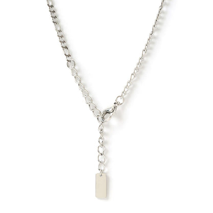 Arms of Eve - Rose Heart Silver Necklace