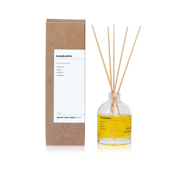 Grace & James Reed Diffuser - BARE Collection - Casablanca 150ml