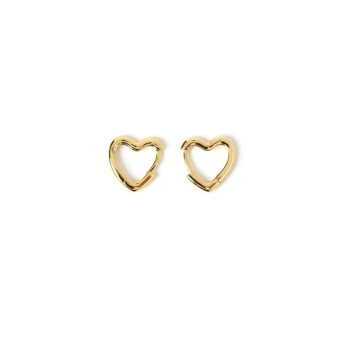 Arms of Eve - Sweetheart Gold Earrings Small