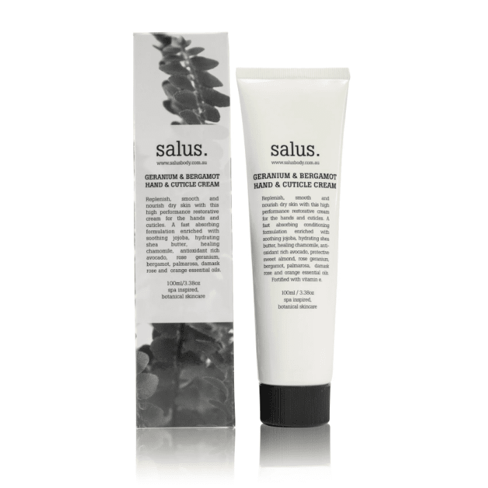 Salus Geranium &amp; Bergamot Hand &amp; Cuticle Cream 100ml