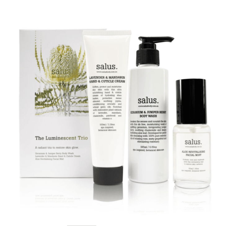 Salus Luminescent Trio Pack for Hand &amp; Body | Valued at $65