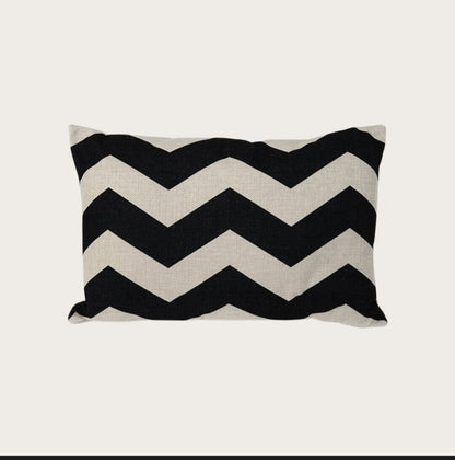 Ocho Cushion in Black/Natural 60cm - Buy 1 Get 1 Free Sale