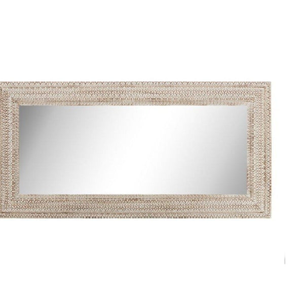Samara Moorish Antique Wood Mirror White Wash (XL) Save 18%