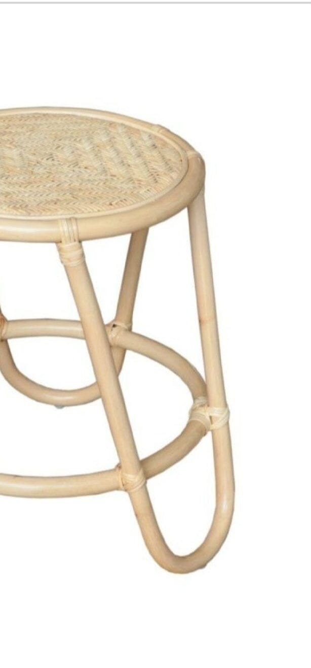 Lubna Rattan Side Table in  Natural