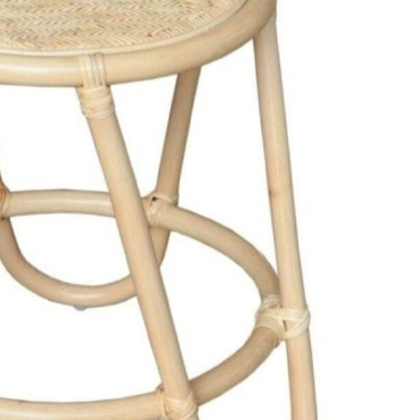 Lubna Rattan Side Table Natural (Save 45%)