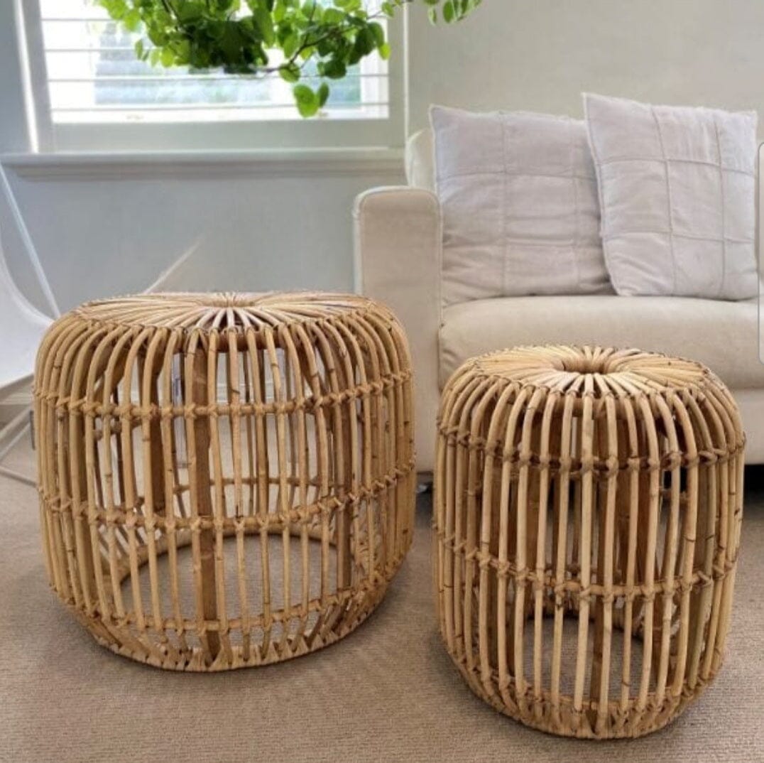 Zaya Rattan Table or Stool in Natural 45cm