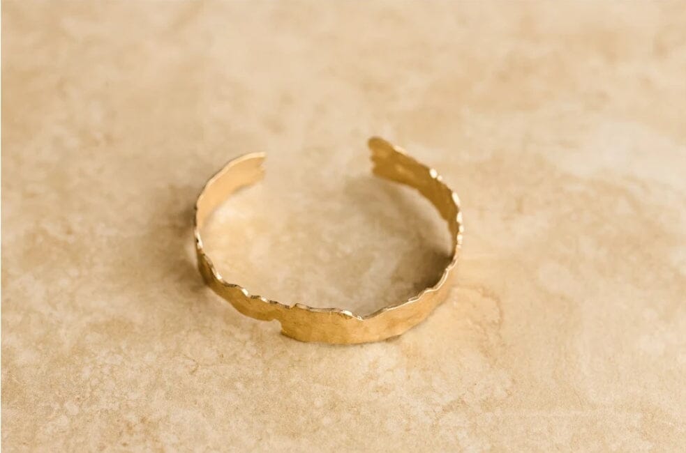 Indigo &amp; Wolfe - Island Gold Cuff Bracelet