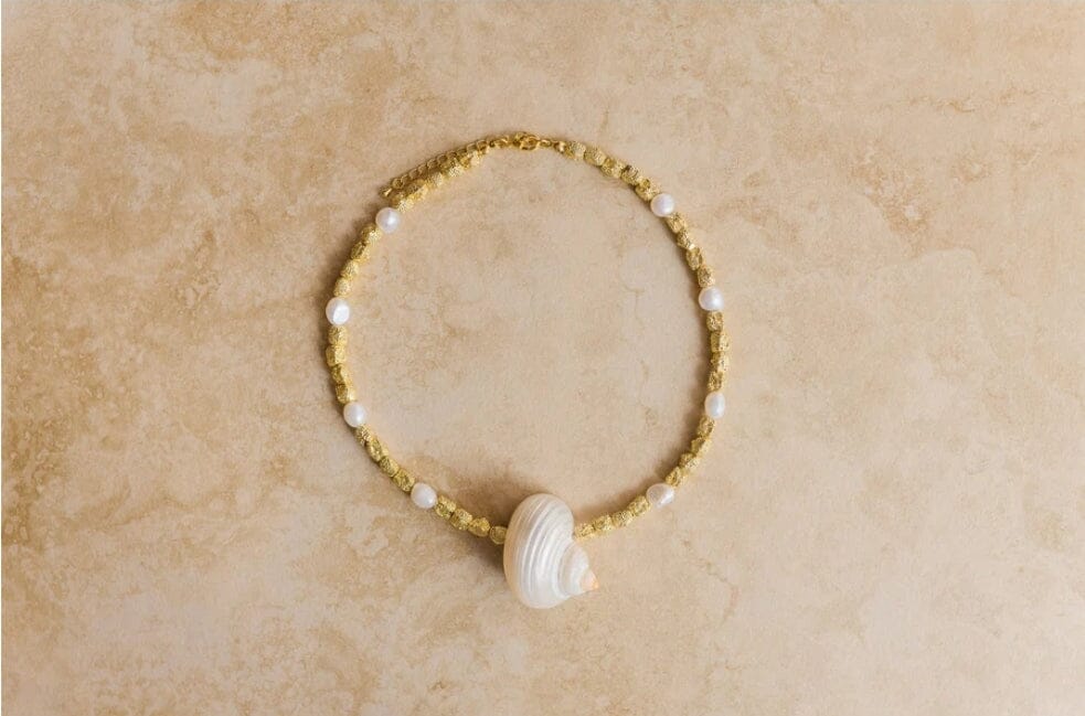 Indigo &amp; Wolfe - Paradiso Vermeil Gold Necklace