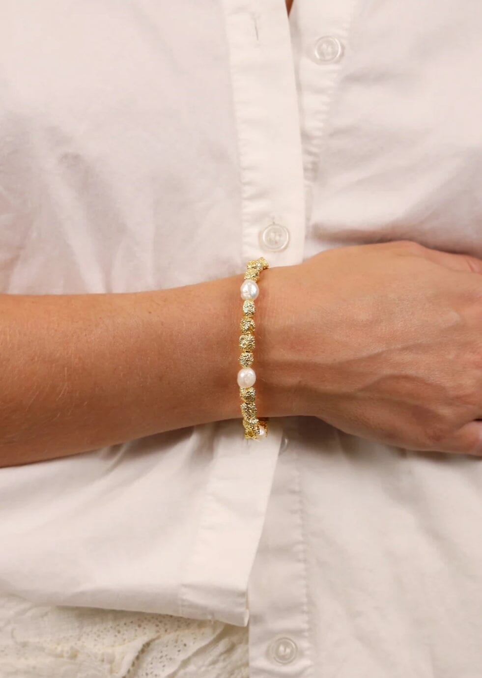 Indigo &amp; Wolfe - Paradiso Vermeil Gold Bracelet