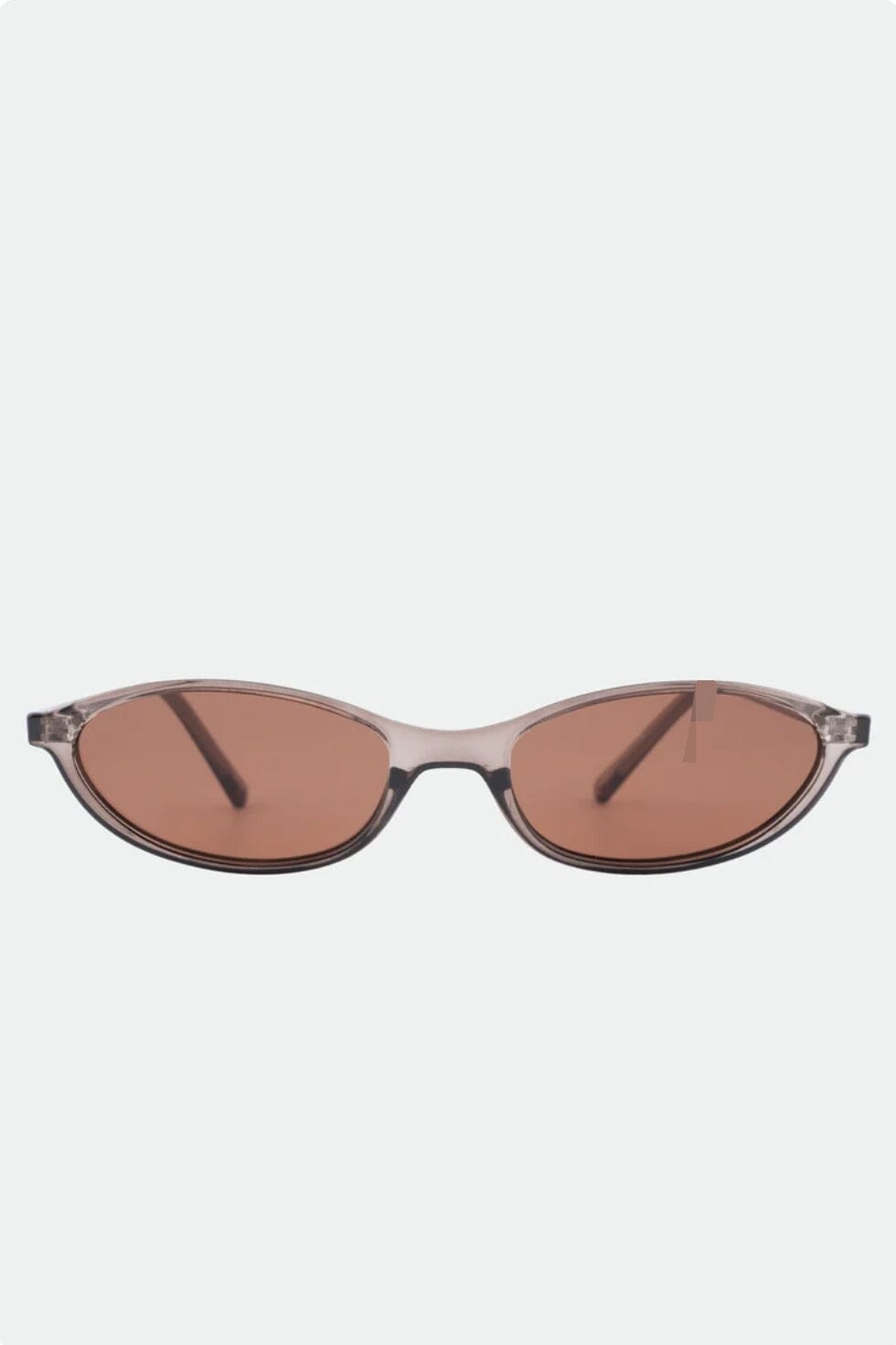 OTRA Eyewear - HAZEL Transparent Olive Frame W/ Brown Lens
