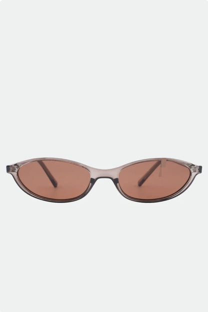 OTRA Eyewear - HAZEL Transparent Olive Frame W/ Brown Lens