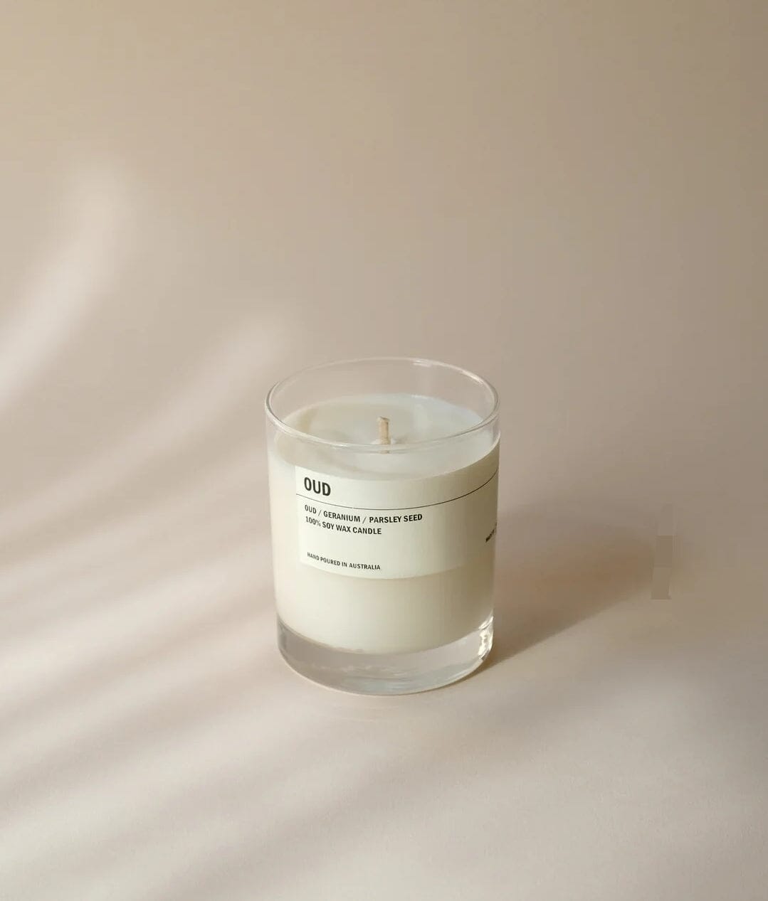 Posie - OUD: Oud Wood / Geranium / Parsley Seed Clear Candle 300g