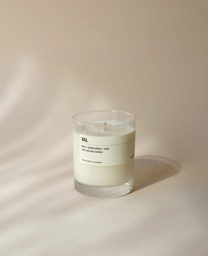 Posie - VAL: Rose / Sandalwood / Yuzu Clear Candle 300g