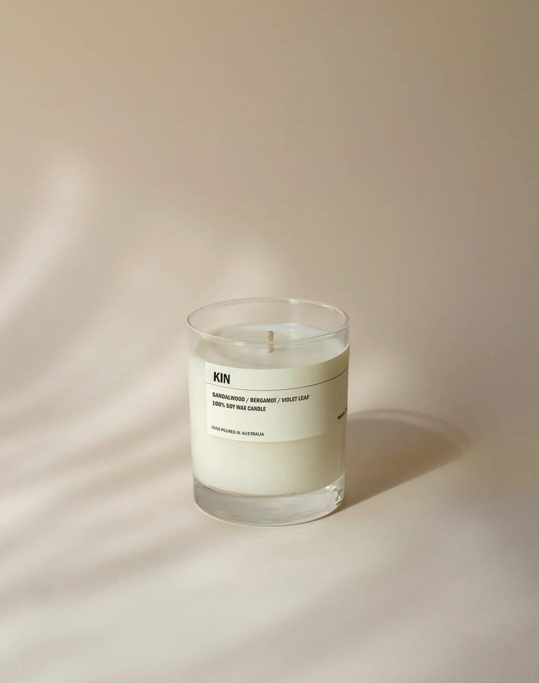 Posie - KIN: Sandalwood / Bergamot / Violet Leaf Clear Candle 300g