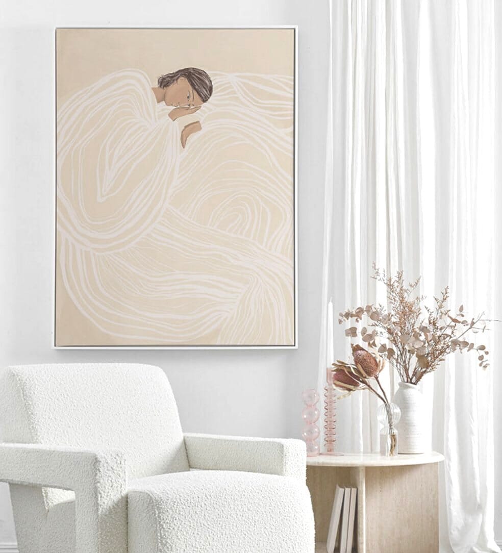 Delilah Dancing Canvas Art Print - 90 x 120cm