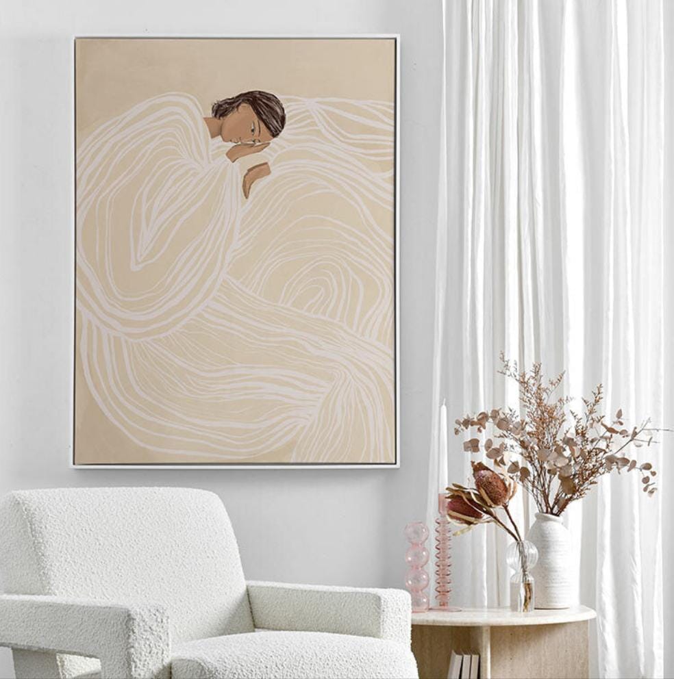 Delilah Dancing Canvas Art Print - 75cm x 100cm