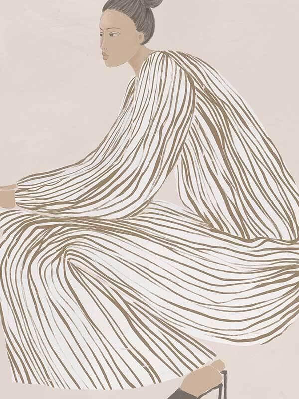 Delilah Dazzling Canvas Art Print - 75cm x 100cm