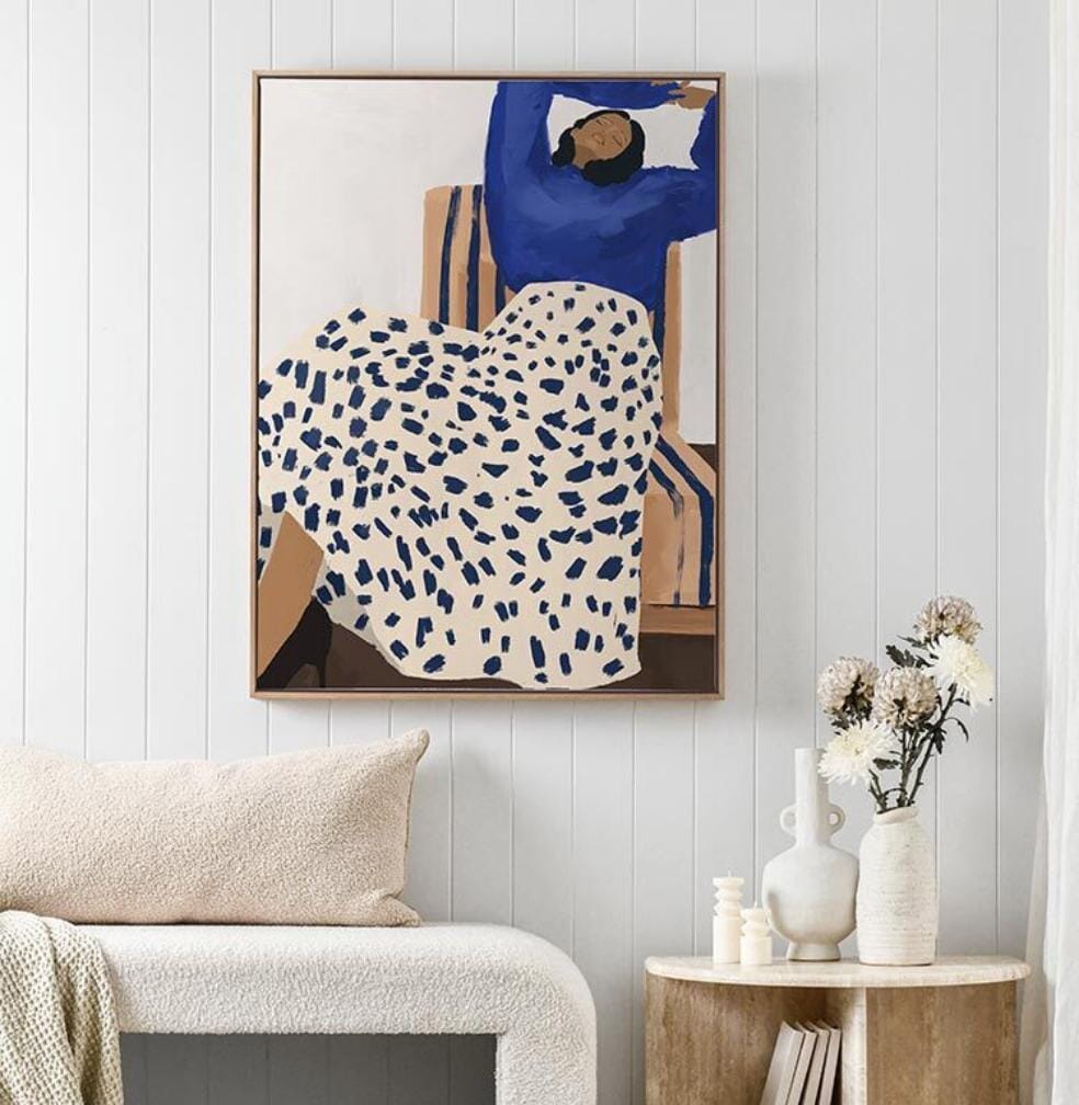 Delilah Daydreaming Canvas Art Print - 90 x 120cm