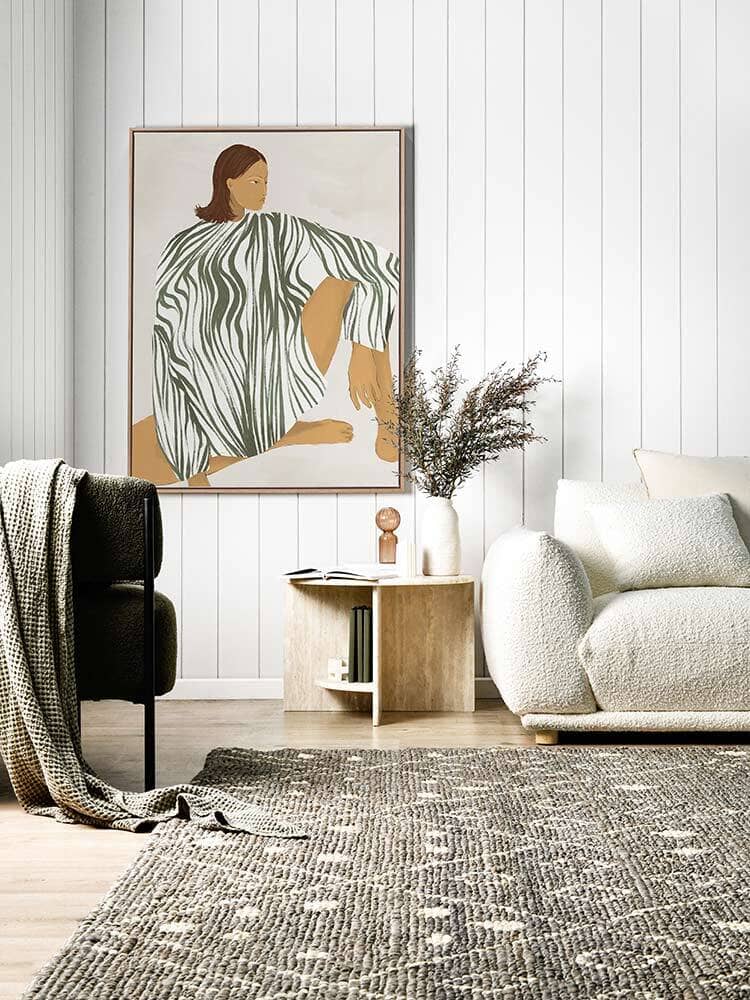 Dalia Dreaming Canvas Art Print - 75cm x 100cm