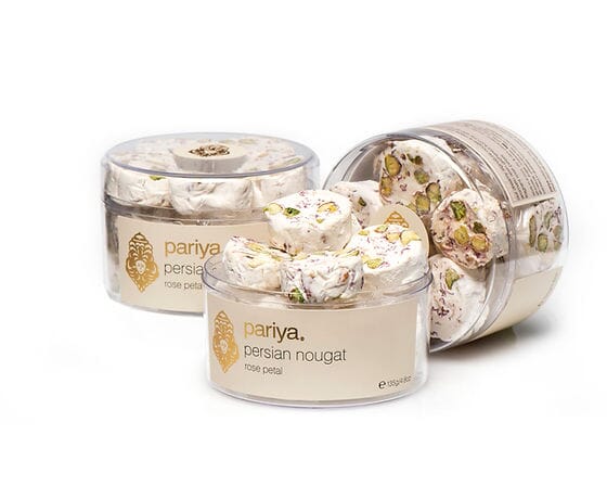 Pariya Persian Nougat W/ Pistachio/Rose Petal