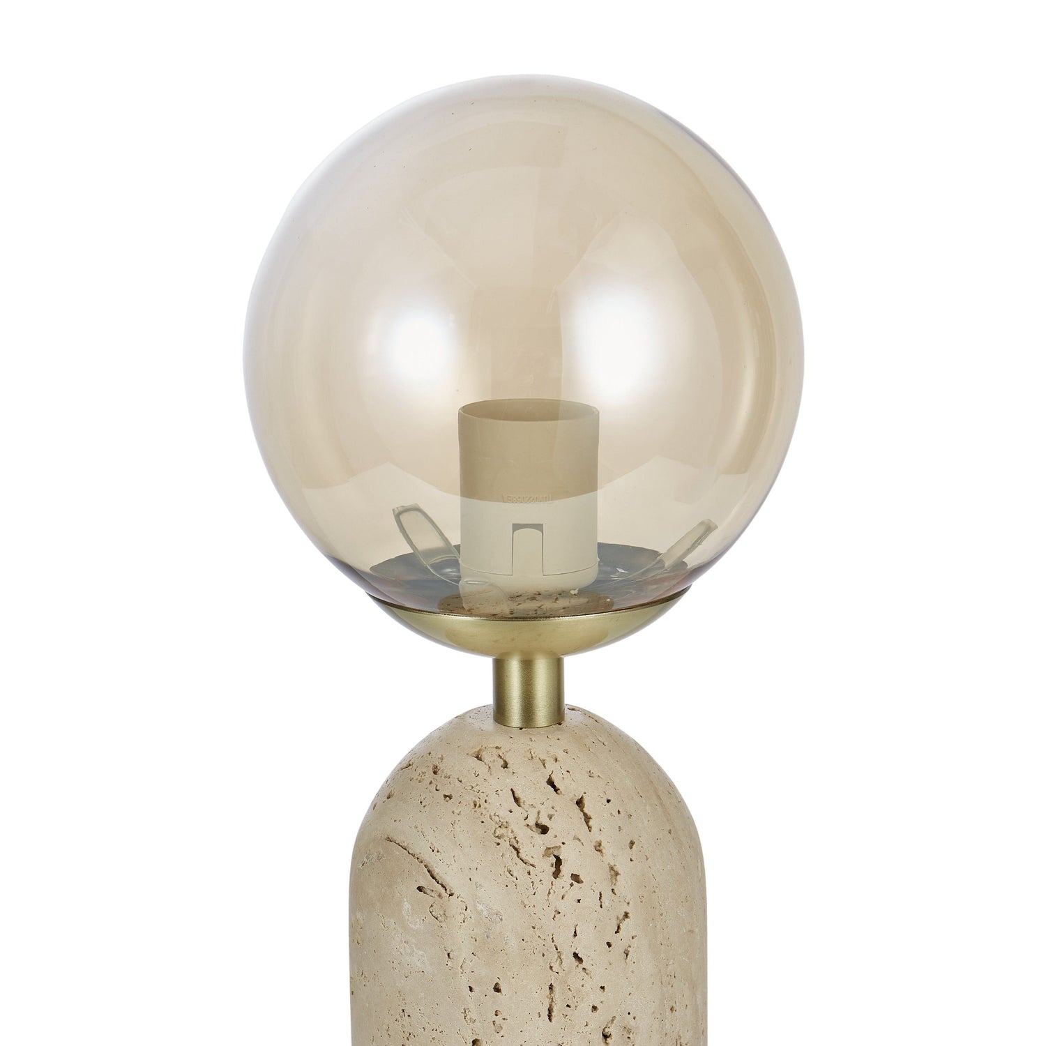 Adeline Travertine Table Lamp in Natural