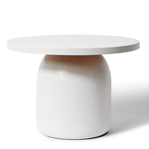 Rania Metal Coffee Table in White