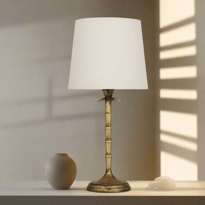 Mediterraneo Vintage Table Lamp in Gold/Natural