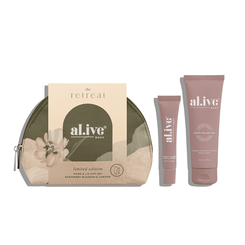 Al.ive Body - Hand &amp; Lip Gift Set - Raspberry Blossom &amp; Juniper