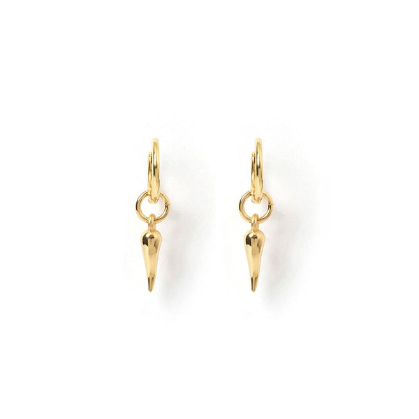Arms of Eve - Cornicello Gold Charm Earrings - Small