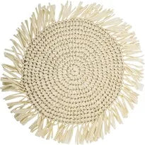 Raffia Placemat in Bleach