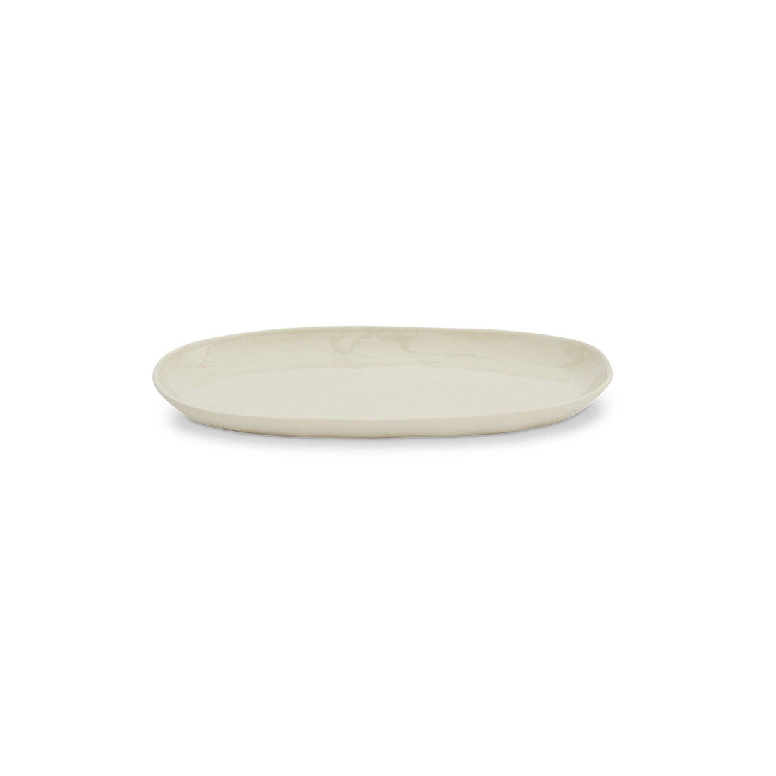 Cloud Oval Plate - Chalk 25cm