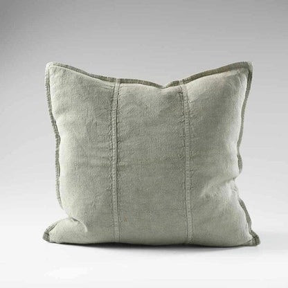 Luca Linen Outdoor Cushion in Pistachio - 50x50cm