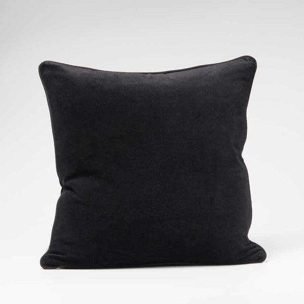Lynette Velvet Feather Insert Cushion in Black - 50 x 50cm (Save 20%)