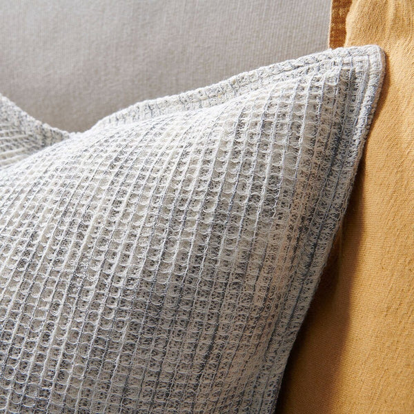 Marmo Feather Insert Cushion in Silver/Grey - 40 x 60cm (Save 20%)