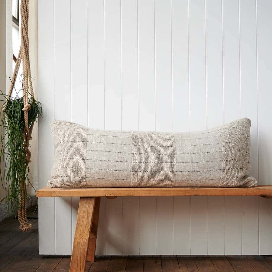 Mayla Handwoven Long Lumbar Feather Insert