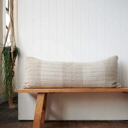 Mayla Handwoven Long Lumbar Feather Insert