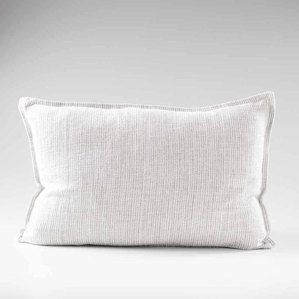 Myra Feather Insert Cushion in Slate/White - 40 x 60cm (Save 20%)