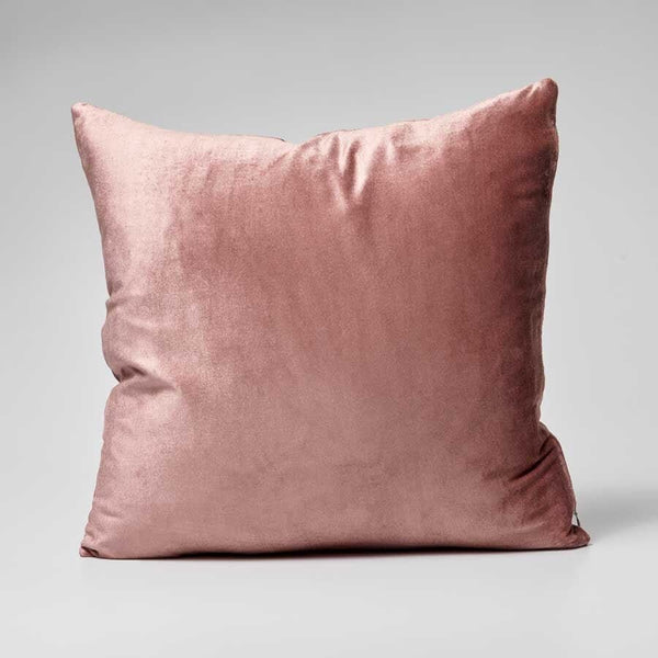 Precious Velvet Feather Insert Cushion in Rose Gold - 50 x 50cm (Save 20%)