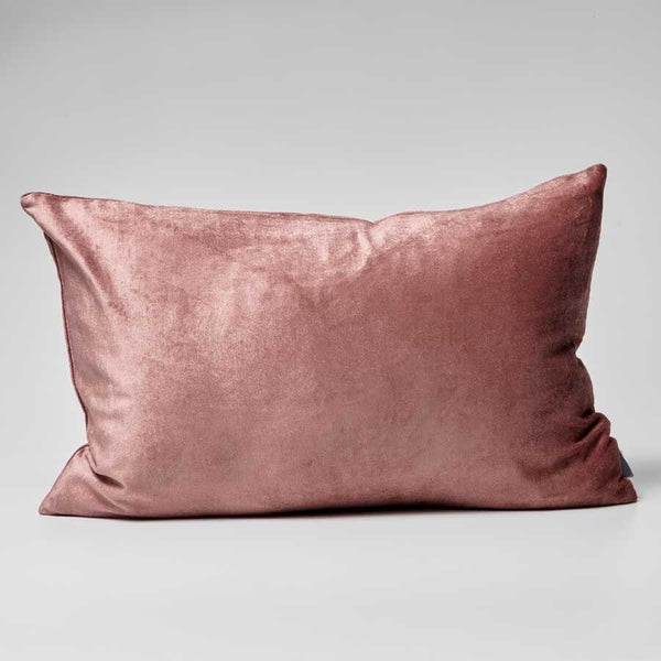 Precious Velvet Feather Insert Cushion in Rose Gold - 40 x 60cm (Save 20%)
