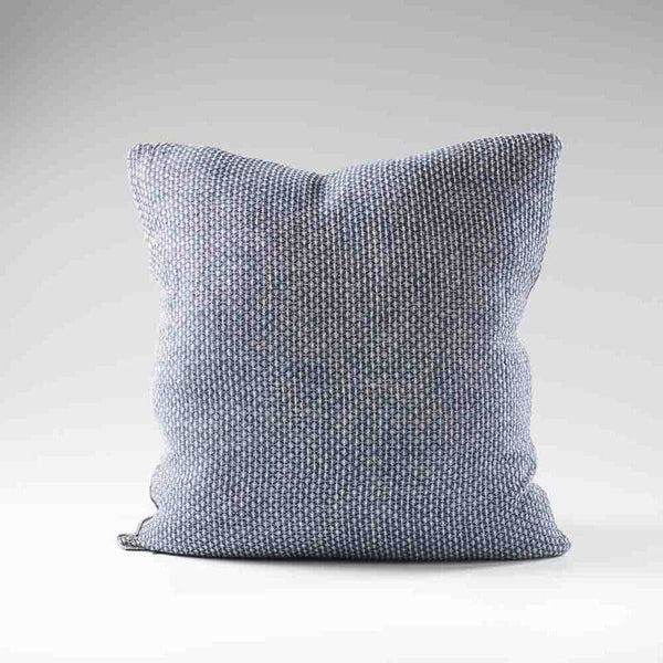 Sorrento Linen Sabbia Feather Insert Cushion in Navy - 50 x 50cm (Save 23%)
