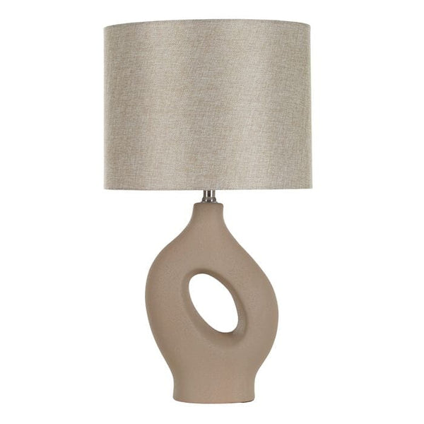 Arena Resin Table Lamp in Nude