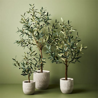 Samos Ceramic Pot in White 16cm