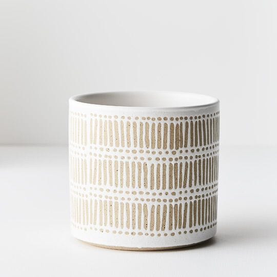 Diyana Cermaic Plant Pot in White