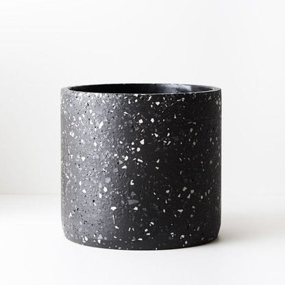 Olivia Black Terrazzo Pot (Save 22%)