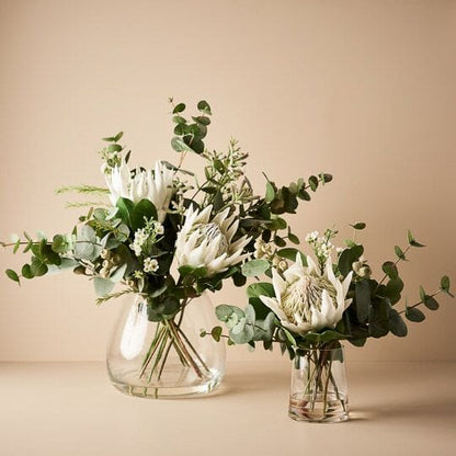 Protea King Artificial in Vase 30cm