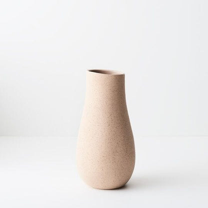 Dalida Stoneware Vase in Nude 25cm