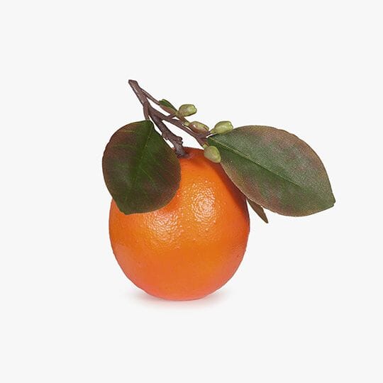Orange W/ Leaves - Artificial