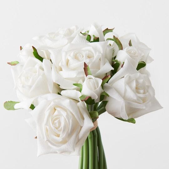 Rose Cici Artificial Bouquet in White