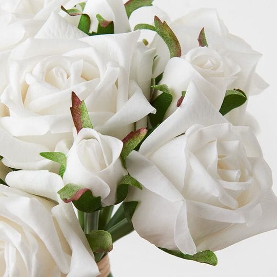 Rose Cici Artificial Bouquet in White